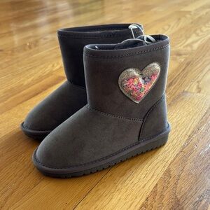 Toddler Gray Boots